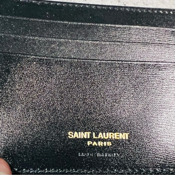 YSL Saint Laurent King Palm Nero Wallet - Picture 4 of 10
